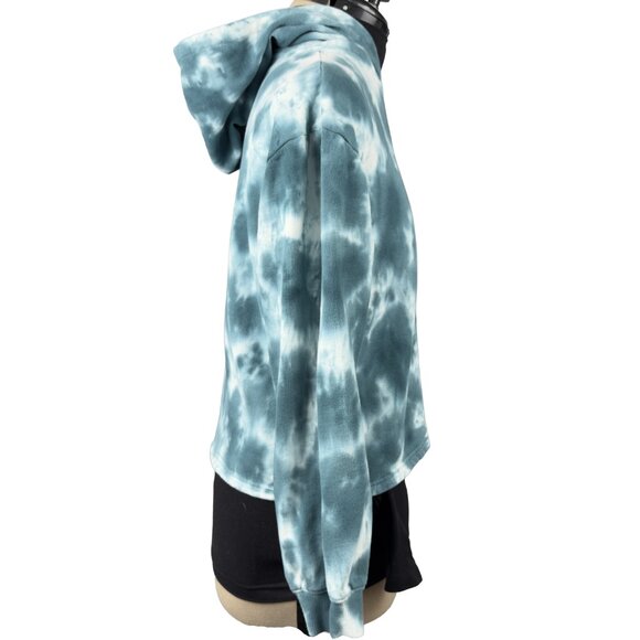 VANS Tie Dye Pullover Hoodie Blue White Women’s M - Picture 3 of 9
